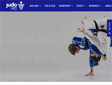 Tablet Screenshot of judovictoria.com.au